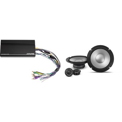 Alpine KTA-450 4 Ch.Power Pack Amp w/ S2-S80C S-Series Speakers