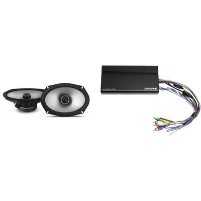 Alpine KTA-450 4 Ch.Power Pack Amp w/ S2-S69 S-Series Speakers