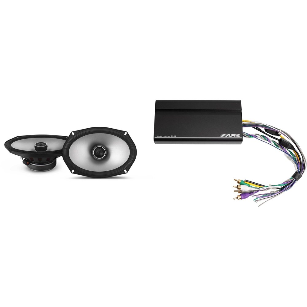 Alpine KTA-450 4 Ch.Power Pack Amp w/ S2-S69 S-Series Speakers
