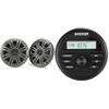 KICKER KMC2 Gauge Mount Marine Grade Receiver & 45KM44 4" Marine Speakers Bundle view 1