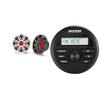 Kicker KMC2 Gauge Mount Marine Grade Receiver & 45KM84L 8" Marine LED Speakers Bundle view 1