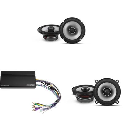 Alpine KTA-450 4 Ch.Power Pack Amp w/ S2-S50 & S2-S65 S-Series Speakers