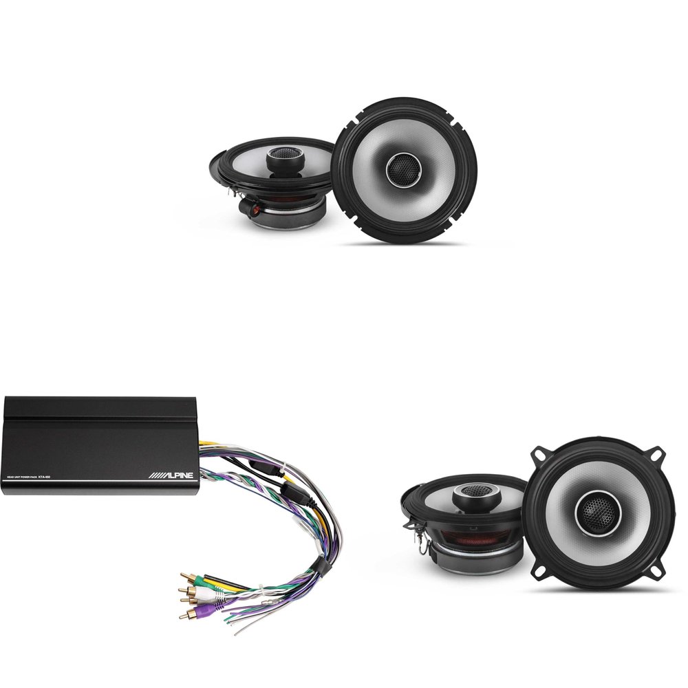 Alpine KTA-450 4 Ch.Power Pack Amp w/ S2-S50 & S2-S65 S-Series Speakers