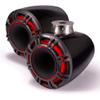 Kicker 47KMFC9 9" Horn-Loaded Tower Speakers with Flat-Mount Tower Adapters, Black (Includes LED Remote) view 2