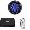 Kicker 51MWE124 - MWE 12-Inch Premium Marine Subwoofer (Enclosure) 4-ohm & 48KXMA5004 Marine Amp Bundle (Includes LED Remote) view 1