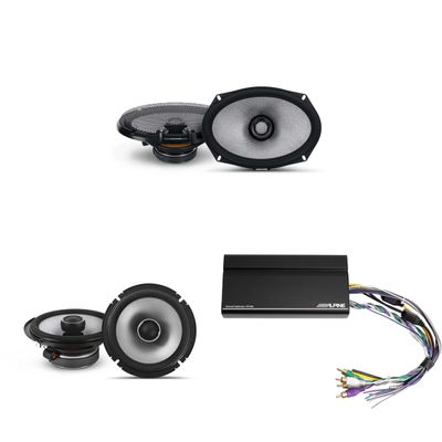 Alpine KTA-450 4 Ch.Power Pack Amp w/ R2-S69 & S2-S65 Speakers