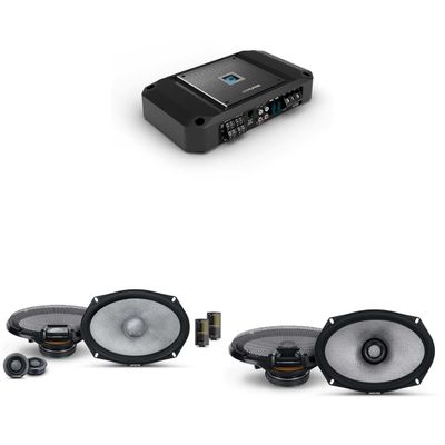 Alpine R2 4 Channel Amp & R2-S69C 6x9 & R2-S69 Audio Upgrade Bundle
