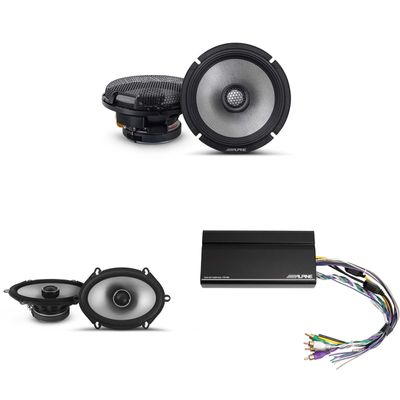 Alpine KTA-450 4 Ch.Power Pack Amp w/ R2-S65 & S2-S68 Speakers