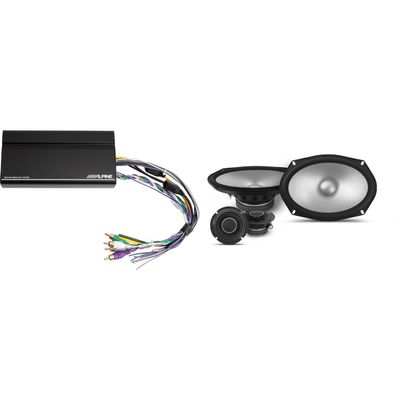 Alpine KTA-450 4 Ch.Power Pack Amp w/ S2-S69C S-Series Speakers
