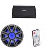 Kicker 51MWE104 - MWE 10-Inch Premium Marine Subwoofer (Enclosure) 4-ohm & 48KXMA9005 Marine Amp Bundle (Includes LED Remote) view 1