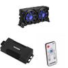 Kicker 51MWLE104 - MWE 10-Inch Loaded Premium Marine Sub Encl w/Passive Radiator 4ohm & 48PXA6001 Powersports Amp Bundle (Includes LED Remote) view 1