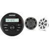 KICKER KMC2 Gauge Mount Marine Grade Receiver & 45KM654 6.5" Marine Speakers Bundle view 1