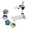 Microscope Stand Aluminium Alloy Lifting Support Digital USB Microscopes Silver 32-34mm view 4
