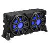 Kicker 51MWLE104 - MWE 10-Inch Loaded Premium Marine Sub Encl w/Passive Radiator 4ohm & 48KXMA5004 Marine Amp Bundle (Includes LED Remote) view 2