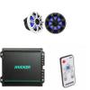 KICKER 51MSC8 8 in Marine Speaker 48KMA1502 Amp Bundle view 1