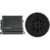 Kicker 50CVX104 CompVX 10" Sub, Dual 4-Ohm & 46CXA8001 Amplifier view 1