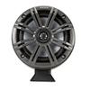 Kicker (2 Pair) KMFC65 6.5" Flat Mount Loaded Marine Wake Towers with 46KM654L Speakers - Charcoal Grills with Black Enclosures (Includes LED Remote) view 3