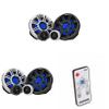 51MSS65Kicker 51MSS654 - MSS 6.5-Inch Premium Marine 4-Ohm LED Component System, (2) Pairs & 41KMLC led Remote view 1
