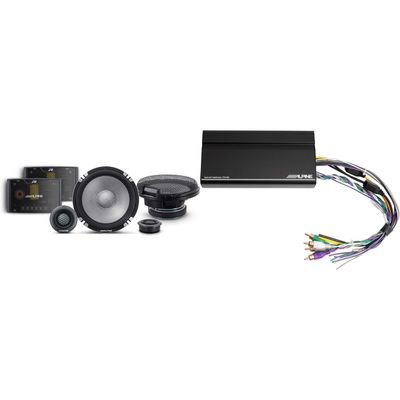 Alpine KTA-450 4 Ch.Power Pack Amp w/ R2-S652 R-Series Speakers