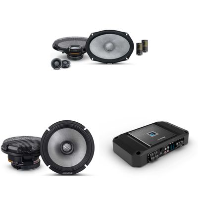 Alpine R2 4 Channel Amp & R2-S69C 6x9 & R2-S65 Audio Upgrade Bundle