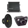 Kicker 50CWCS124 CompC 12" Subwoofer, Single 4-Ohm with CXA8001 Amp Bundle (Includes Bass Knob) view 1