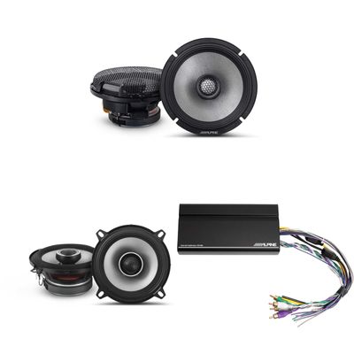 Alpine KTA-450 4 Ch.Power Pack Amp w/ R2-S65 & S2-S50 Speakers