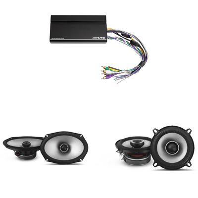 Alpine KTA-450 4 Ch.Power Pack Amp w/ S2-S50 & S2-S69 S-Series Speakers