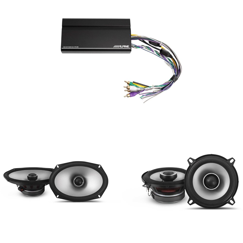 Alpine KTA-450 4 Ch.Power Pack Amp w/ S2-S50 & S2-S69 S-Series Speakers