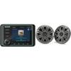 Kicker 46KMC5 Premium Marine Gauge-Style Source & 45KM44 4" Marine Speakers Bundle view 1