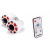 Kicker 47KMFC11W 11" White Horn-Loaded Tower Speakers with Flat-Mount Tower Adapters (Includes LED Remote) view 1