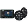 Kicker 46KMC5 Premium Marine Gauge-Style Source & 51PSC654 Powersports Speakers Bundle view 1