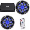 Kicker (2) 51MWF104 - MWF 10-Inch Premium Marine Subwoofer (Free-air) 4-ohm & 48KXMA12002 Marine Amp Bundle (Includes LED Remote) view 1