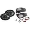KICKER 46HDBLVB Vivid Black Bag Lids, Pair & 6x9 Inch PS-Series Powersports Speakers 40PS692 2-Ohm Compatible with 2014-Up Harley Davidson view 1