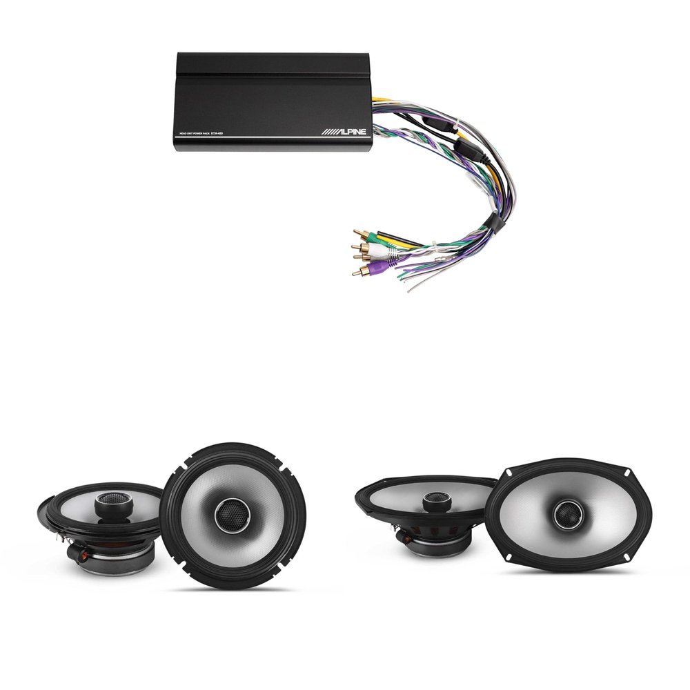 Alpine KTA-450 4 Ch.Power Pack Amp w/ S2-S69 & S2-S65 S-Series Speakers