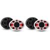 Kicker (2) 48KMXL69 6x9 4-Ohm RGB-LED KMXL Horn-Loaded Marine Coaxial Speakers, Pairs view 1