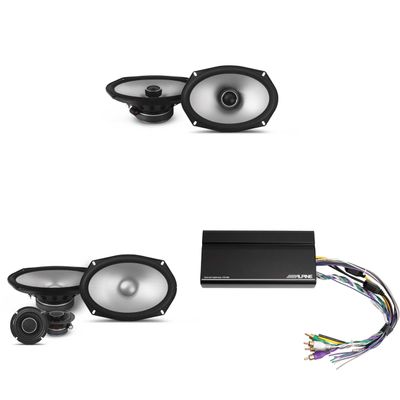 Alpine KTA-450 4 Ch.Power Pack Amp w/ S2-S69 & S2-S69C S-Series Speakers