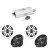 Clarion Marine 4 Channel Amp & (2) CMS-651-SWB 6.5" Boat Audio Upgrade Bundle view 1