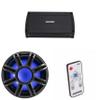 Kicker 51MWF124 - MWF 12-Inch Premium Marine Subwoofer (Free-air) 4-ohm & 48KXMA9005 Marine Amp Bundle (Includes LED Remote) view 1