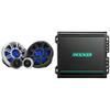 Kicker Premium Marine 6.5" Component Speaker and Amplifier Bundle (51MSS65 & 48KMA1502) view 1