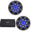 Kicker (2) 51MWF104 - MWF 10-Inch Premium Marine Subwoofer (Free-air) 4-ohm & 48KXMA9005 Marine Amp Bundle view 1
