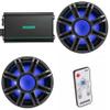 Kicker 51MWE124 2-Subwoofer 12 in Enclosure Marine Bundle 48KMA6004 view 1