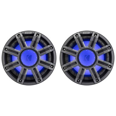 KICKER (2 51MWF104 - MWF 10-Inch Premium Marine Subwoofer (Free-air) 4-ohm Bundle