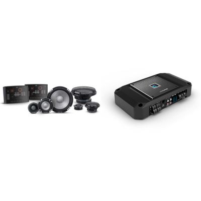 Alpine R2 4 Channel Amp & R2-S653 6.5" 3 Way Audio Upgrade Bundle