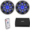 Kicker 51MWE104 2-Subwoofer 10 in Marine Bundle 48KXMA5004 view 1