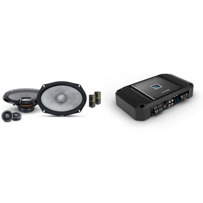 Alpine R2 4 Channel Amp & R2-S69C 6x9 Audio Upgrade Bundle