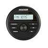 Kicker KMC2 Gauge Mount Marine Grade Receiver & 49KM604W 6.5" White Marine Speakers Bundle view 2