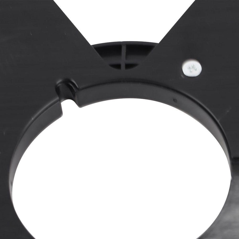 10 Inch Open Reel Takeup Reel Consumer Electronics with 6 Holes for and 4 Inch Tapes Black Aluminum Design (Black)