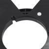10 Inch Open Reel Takeup Reel Consumer Electronics with 6 Holes for and 4 Inch Tapes Black Aluminum Design (Black) view 1