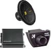 KICKER 50CWCD154 CompC 15" Subwoofer, Dual 4-Ohm with CXA8001 Amp Bundle (Includes Bass Knob) view 1