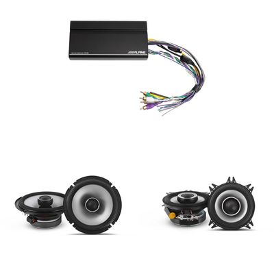 Alpine KTA-450 4 Ch.Power Pack Amp w/ S2-S40 & S2-S65 S-Series Speakers